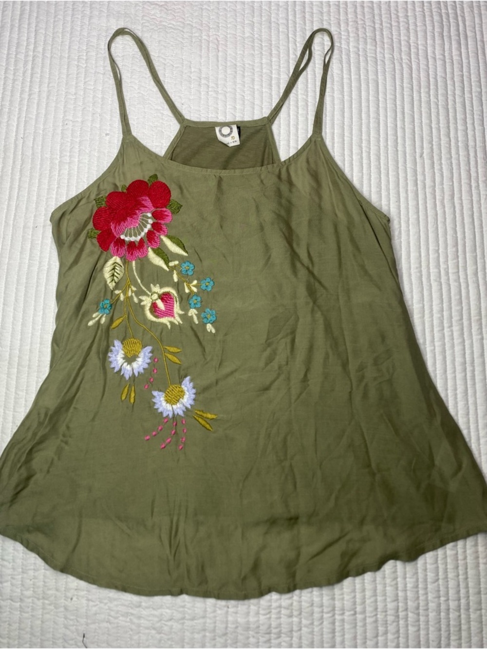 Anthropologie Akemi+Kin Blouse Embroidered Detailing